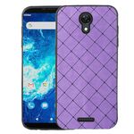 ELISORLI Compatible with Cricket Icon 2 U325AC/AT&T Fusion Z V340U/ATT Motivate V341U case Rugged Thin Slim Cell Accessories Anti-Slip Fit Rubber TPU Mobile Phone Full Body Cover for Women Men Purple