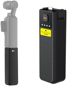CYNOVA Osmo Pocket 3 Battery Handle for DJI Osmo Pocket 3 Accessories, Pocket 3 Battery Grips Compatible with Xtra Muse, 5000mAh 22.5W Fast Charging Power and Reserved 1/4”Thread