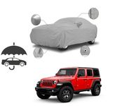 Car Umbrella Super Soft Dust and Heat Proof UV Protected Scratch Less Personalized Car Body Cover Compatible with Jeep Wrangler