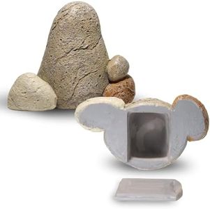 ANINIUCN Outdoor Key Hider – Realistic Resin Hidden Key Storage for Garden, Yard, and Home Security – Discreet and Durable Spare Key Holder