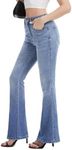 VIPONES Bell Bottom Jeans for Women High Waisted Bootcut Stretch Flare Blue Denim Pants for Women 2026 Trendy Outfits(1095,14)