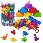 56 Pcs Counting Animal Dinosaurs To