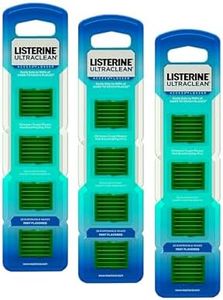 Listerine Ultraclean Access Disposable Snap-On Flosser Refill Heads For Proper Oral Care, Mint Flavored, 28 Count (Pack of 3)