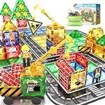 Kids Games Magnetic Tiles Road Set 