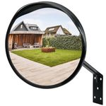 Safety Mirror, Road Mirror,Convex Traffic Mirror,Driveway Mirror with Wall Mount Bracket for Garage, Driveways, Courtyard, Warehouse,Traffic