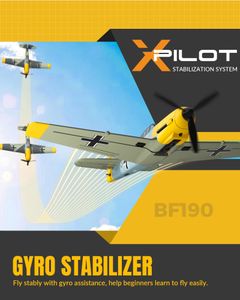 VOLANTEXRC BF-109 RC Plane – 4CH Remote Control Aircraft