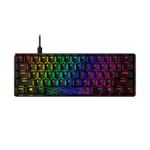 HyperX Alloy Origins 60 - Mechanical Gaming Keyboard, Ultra Compact 60% Form Factor, Double Shot PBT Keycaps, RGB LED Backlit, NGENUITY Software Compatible - Linear HyperX Red Switch,Black