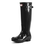 Hunter Women's Tall Black Rain Boots - 10 B(M) US