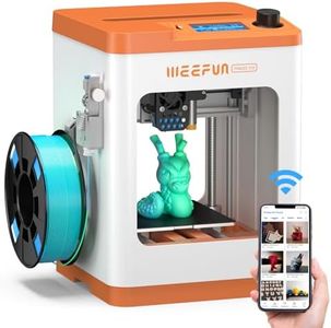 TINA2S 3D Printer, WEEFUN 3D Printers for Kids Fully Assembled with App WiFi Cloud Printing, 2500+ Models, DIY 3D Printers Auto Bed Leveling Mini 3D Printer for Beginners, Home, Education Classroom