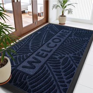 Smiry Welcome Front Door Mat for Outdoor Indoor 71x47, All-Season Doormat