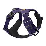 RUFFWEAR, Front Range Dog Harness, Reflective and Padded Harness for Training and Everyday, Purple Sage, Medium