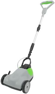 Asixxsix Cordless Electric Lawn Mower, 6500RPM Powerful Brushless Motor 21V Battery Powered Weed Wacker with 3 Adjustable Cutting Heights, Removable Handle, for Small Lawns Up to 540