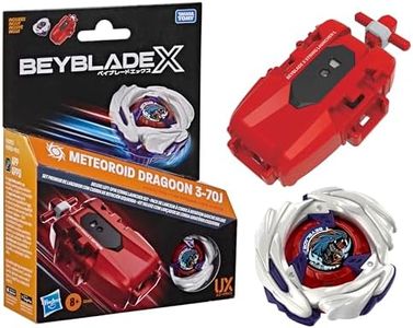 Beyblade X Meteoroid Dragoon 3-70J Left Spin String Launcher with Takara Tomy Attack Type Top, Battling Tops Game Toys, Ages 8+ (Amazon Exclusive)