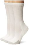 Thorlos Women's Tx Max Cushion Padded Crew Tennis Socks, White1 (3 Pairs), L UK