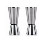 Dynore Stainless Steel Tall Peg Cocktail Jigger, Shot Glass, Double Side Drink Measuring Bar Tool 30/60 ml -Set of 2