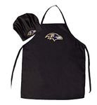 NFL Baltimore Ravens Chef Hat and Apron Set