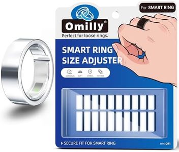 Smart Ring Size Adjuster - Invisible Fit for Oura Ring Gen 4/3, Samsung Galaxy Ring, Ultra Human Ring AIR, RingConn 2/1, Amazfit Helio - Loose Ring Sizing Kit, Comfortable & Discreet Accessories