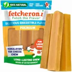 Soft and Tasty Yak Cheese Himalayan Dog Chews - Made from Real Himalayan Salt and Belgium Milk - Odorless and High in Protein – Yak Chews for Large Dogs (3 Pack)