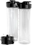 Black & Decker PBJ2000 Fusion Blade 20 oz Personal Blender Jars, Clear