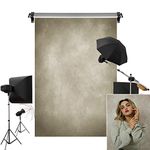 Kate 5x7ft Oil Painting Printed Old Master Light Yellow Background Portrait Photography Abstract Texture Backdrop Photography Studio Props for Photographer Kids Children Adults