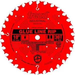 Freud 10 In. 30 Tooth Glue Line Ripping Saw Blade with 5/8 In. Arbor (LM74R010)