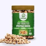 HASANZADE Pistachios in Shell Salted Roasted High Protein Snacks Healthy Snacks for Adults and Kids Vegan and Organic High Fiber Nuts in Resealable Jar (Siirt) (16.4 oz)