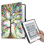 Fintie Case for Nook GlowLight Plus (Previous Gen 6 inch - Barnes Noble 2015 Model BNRV510) Case, Premium PU Leather Slim Cover, NOT Fit 7.8 Inch 2019 New Version, Love Tree