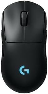 Logitech G PRO 2 LIGHTSPEED Wireless Gaming Mouse, Right- or Left-Handed Mouse with up to 4 Customisable and Switchable Magnetic Side Buttons, 44K DPI Sensor, USB-C Charging, for PC/Mac - Black