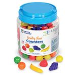 Learning Resources Fruity Fun Counters, Educational Counting and Sorting Toy, Set of 108