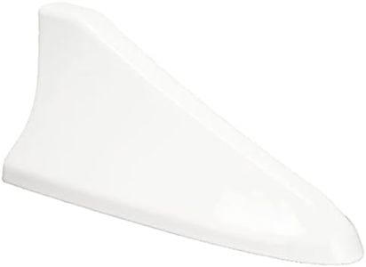 MUNEFE Roof Antenna Cover, Car Sharks Fin Antenna Cover, Car Shark Fin Antenna for Most Car Accessories Replacement Parts(White)