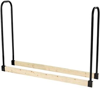 Pleasant Hearth LS932B 32mm Heavy Duty Log Rack, Black, Adjustable