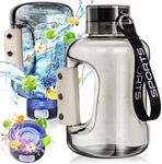 DINTO Hydrogen Water Bottle with SPE and PEM technology - Hydrogen Water Bottle Generator- Hydrogen Bottle for Healthy Drinking Water- Hydrogen Water Machine Producing 1.5L Ionized Water (Black)