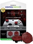 KontrolFreek Diablo IV Performance Thumbsticks for Xbox One (XB1) and Xbox Series X (XBX) Controller | 2 Low-Rise | Red & Black