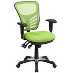 Flash Furniture Office Chair, Metal, Green, 68.58 x 64.77 x 112.4 cm