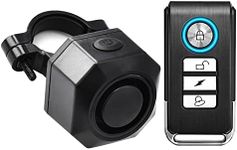Bike Alarm, Anti-Theft Alarm, Greencycle 1 PK Bike Alarm with Remote,110dB Motorcycle Anti-Theft Security System with USB Rechargeable, 3 Volumes and Sensitivity Adjustable,IP54 Waterproof