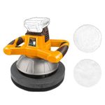 INGCO 20V Cordless Car Polisher and Buffer 254mm (Body Only), 2500RPM, Battery Powered Polishing Machine, Random Orbital Polisher
