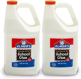 Elmer's Liquid School Glue, Washable, 1 Gallon, 2 Count