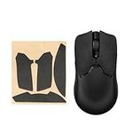 kwmobile Mouse Grip Tape Compatible with Razer Viper V2 Pro Grip Tape - Non-Slip Faux Leather - Black