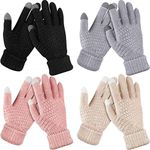 4 Pairs Women's Winter Touch Screen