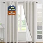 Smarcute 100% Blackout Curtains Lin