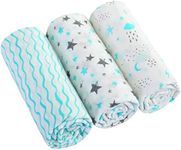Lumono Swaddle Blankets 3 Pack, Mus