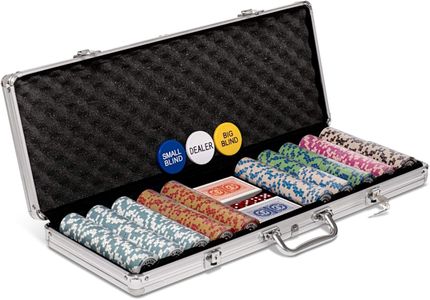 Poker Night Pro 500-Piece Poker Set – Chips, Cards & Case