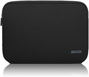 ARVOK 15 15.6 16 inch Laptop Sleeve Case for MacBook pro 16 inch Sleeve Water-Resistant Notebook Computer Pocket Tablet Briefcase Carrying Bag/Pouch Skin Cover for HP/Dell/Lenovo/Asus/Acer, Black