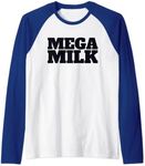 Mega Milk Raglan Baseball Tee