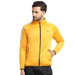 Invincible Men's Poly Classic Jacket Yellow Large