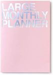 JSTORY Large Monthly Planner Undated Column Format Eco Friendly Customizable A4 16 Months 18 Sheets 18 Sheets Pink