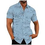 Kvsozwuty Hawaiian Shirt for Men Sh