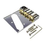 Telecaster Chrome Bridge w/Compensated Brass Saddles & Cut-Down Sides