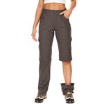 Faysfad Women's Convertible Zip Off Hiking Trousers Lightweight Quick Dry UV Protection Cargo Joggers Waterproof Walking Trekking Camping Pants with Multiple Pockets （2193，Brown，6）