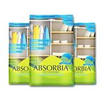 Absorbia Moisture Absorber| Absorbia Hanging Pouch - Family Pack of 9 (880ml Each) | Dehumidifier for Wardrobe, Closet and Bathroom| Fights Against Moisture, Mould, Fungus Musty Smells……